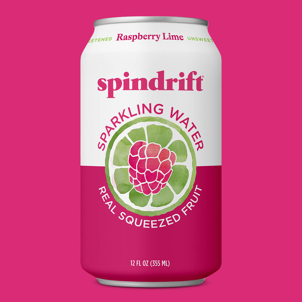 Raspberry Lime Sparkling Water